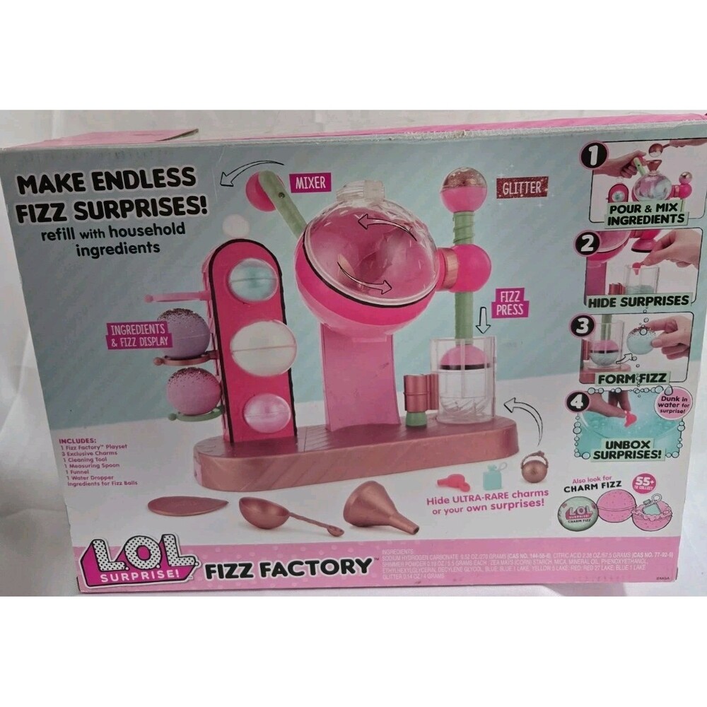 LOL Surprise Fizz Factory Maker Playset with three Exclusive Charms - Picture 3 of 3